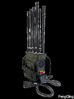 Drone Jamming Backpack-type Equipment  (Battery Replaceable) - 8 Bands